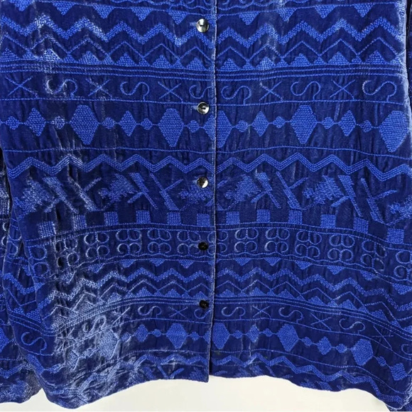 Chicos Velvet  Embroidery Jacket - Picture 2 of 4